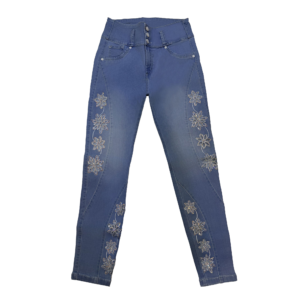 jean triple botón dark grey – bolsillo con cierre dorado